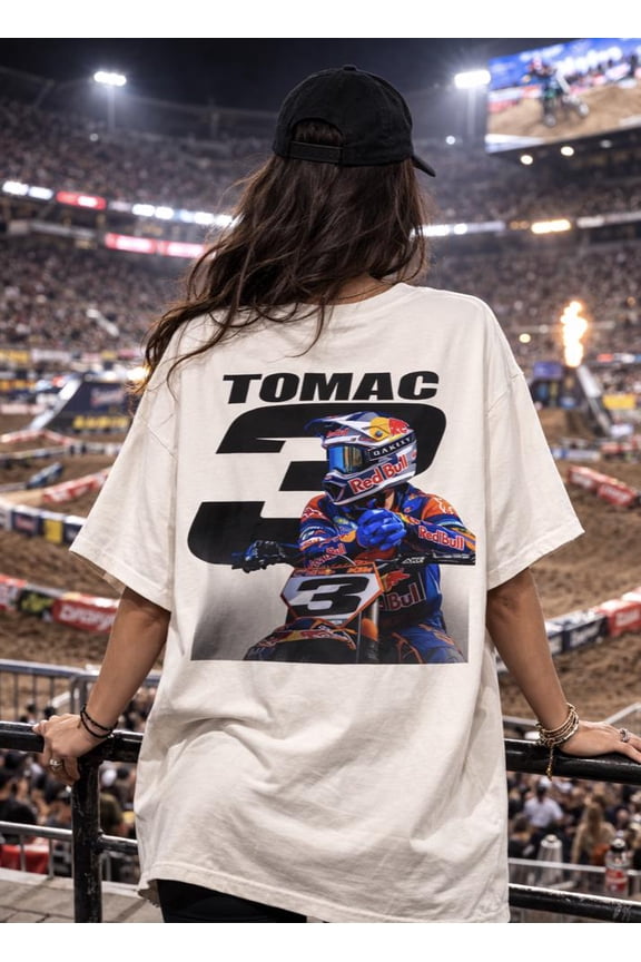 ET3 Eli Tomac 3 Moto Rider shirt Dirt Bike Graphic Tee | Supercross | Motocross