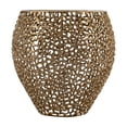 thumbnail image 1 of ET3403-18 Modern Style End Table made with Aluminium Casted in Gold Color, 1 of 5