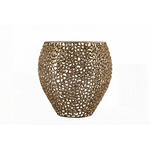 ET3403-18 Side Gold Modern Table - Contemporary Elegance Guaranteed