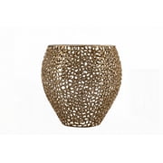 ET3403-18 Side Gold Modern Table - Contemporary Elegance