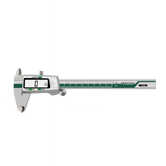 ET50 Spelling Stainless Steel Vernier Calipers with Fractions with Metal Digital Mixed Score Display