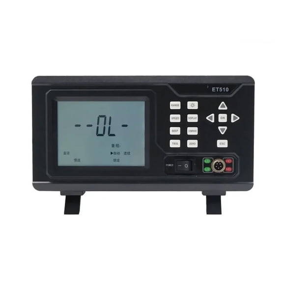 ET510 Digital DC Low Resistance Tester, Precision Milliohm & Capacitor Meter