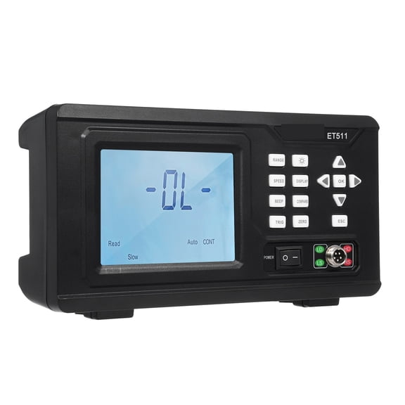 ET511 DC Low Resistance Tester Milliohm Meter Microresistance Tester Low Resistance Tester Direct Current LCD