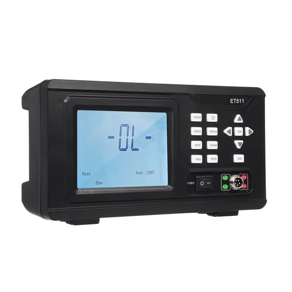 ET511 DC Low Resistance Tester Milliohm Meter Microresistance Tester Low Resistance Tester Direct Current LCD