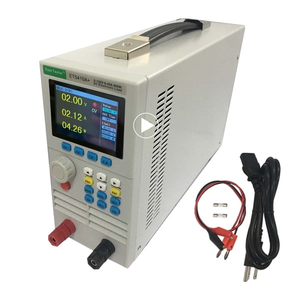 ET5410A+ Programmable DC Electronic Load Tester, 400W 0-150V 0-40A Battery Capacity Tester with CC/CV/CR/CP Modes, High Precision Power Supply Load Tester with LCD Display and USB Interface