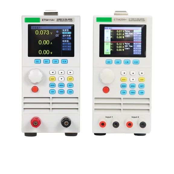 ET5420A+ Programmable DC Electronic Load 200W/400W Dual-channel Battery Capacity Internal Resistance Tester Power Test ,Long Lasting
