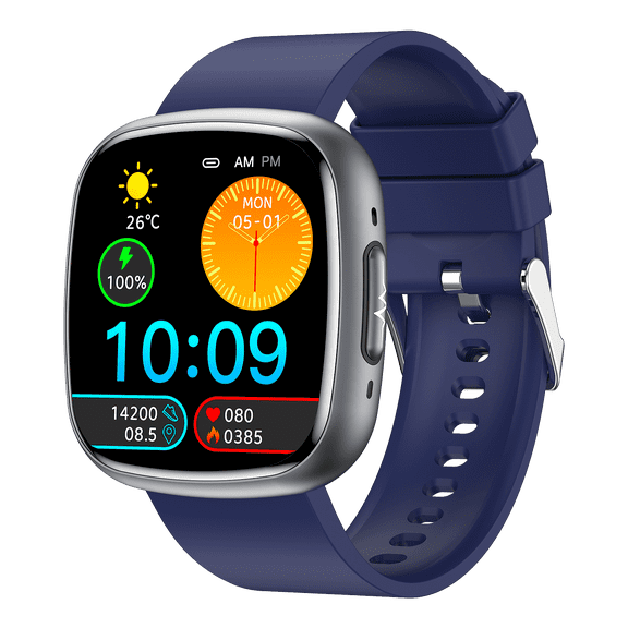 LAATIKUI ET593 Smart Watch IP68 Waterproof Sports Tracking Smart Watch