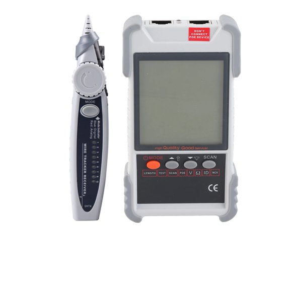 ET618 Handheld Portable Network Cable Tester With LCD Display Analogs Digital Search POE Test Cable Pairing Sensitivity ,circuit check