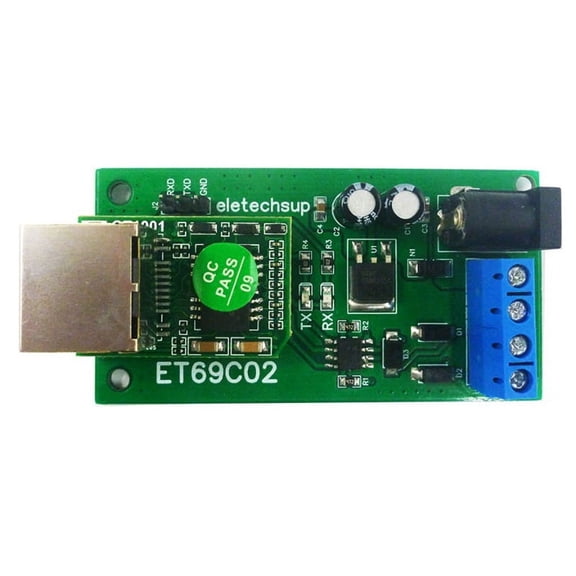 ET69C02 Ethernet Network IP RJ45 to RS485 Bus Converter for Modbus RTU Master Slave Client Server MQTT PLC