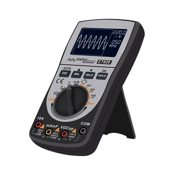 ET826 Digital Multimeter Oscilloscope Waveform Signal Display DC/AC Current Voltage Test Home Repair Tools ,Professional Designed