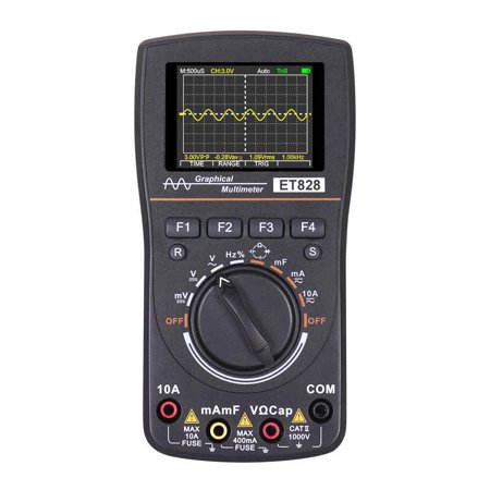 ET828 Oscilloscope Multimeter 1MHZ 2.5MSPS sampling rate oscilloscope + multimeter in one