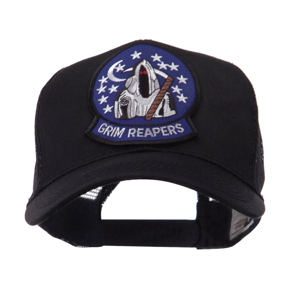 Origin Mesh Cap ETC Embroidered Military Patched Mesh Cap - Grim OSFM - Walmart.com