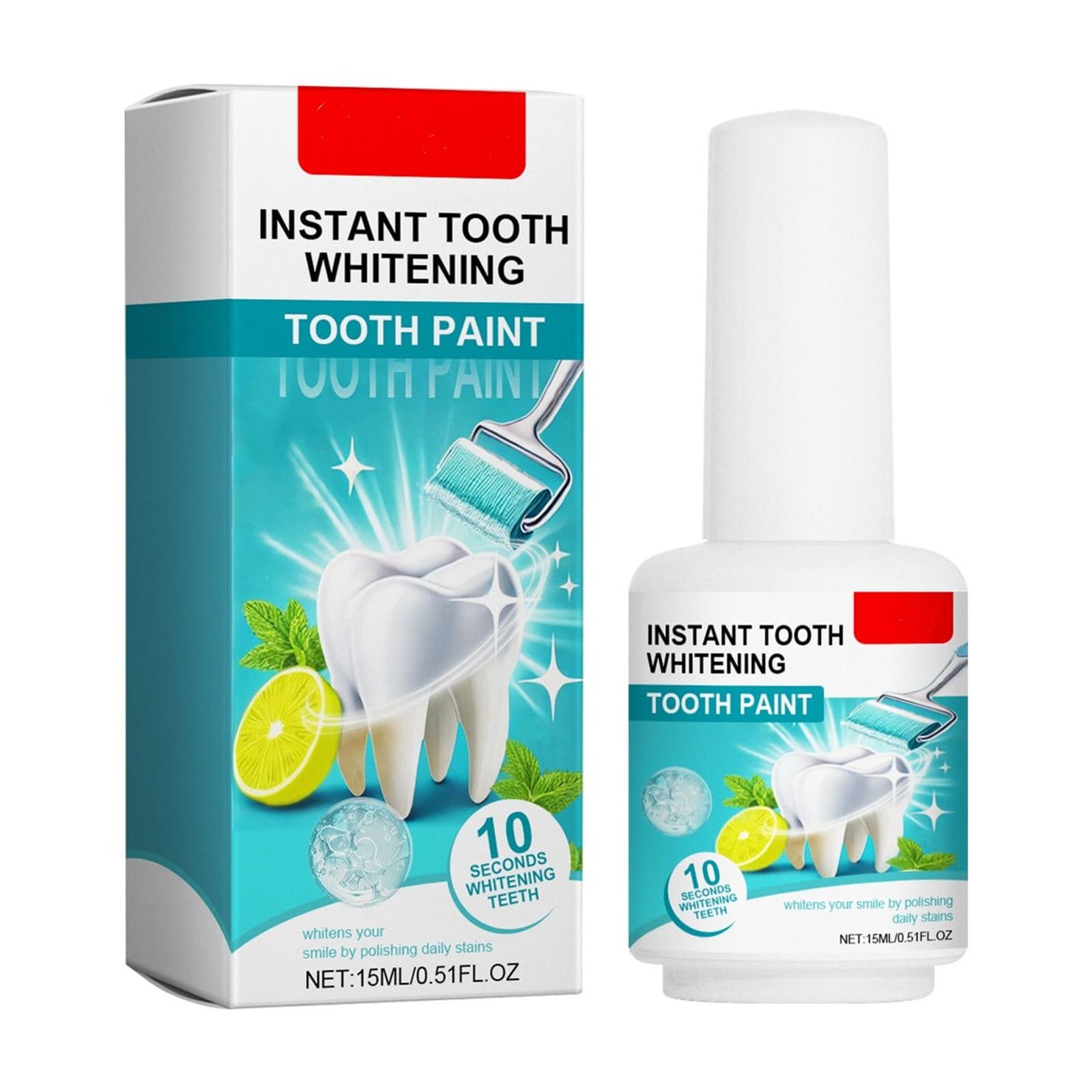 ETCONEN Toothpaste Instant Tooth Tooth Paint,White Paint For Teeth