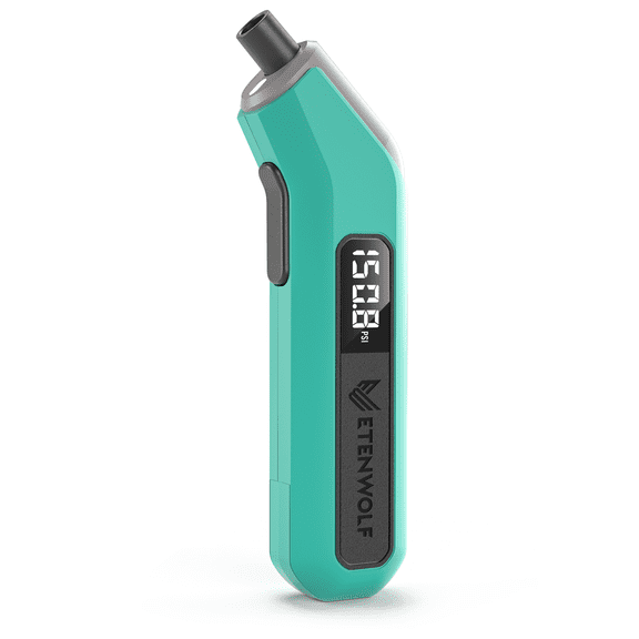 ETENWOLF T300 Digital Tire Pressure Gauge 200 PSI, Industrial Tire Gauge Calibrated to ANSI B40.7 Grade 2A(Plus-Minus 0.5%), Dark Cyan