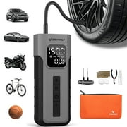 ETENWOLF Tire Inflator Portable Air Compressor with Tire Repair Kit,1 Min Fast Inflation with Digital Pressure Gauge,for Car,Bicycle,Motorcycle,Ball