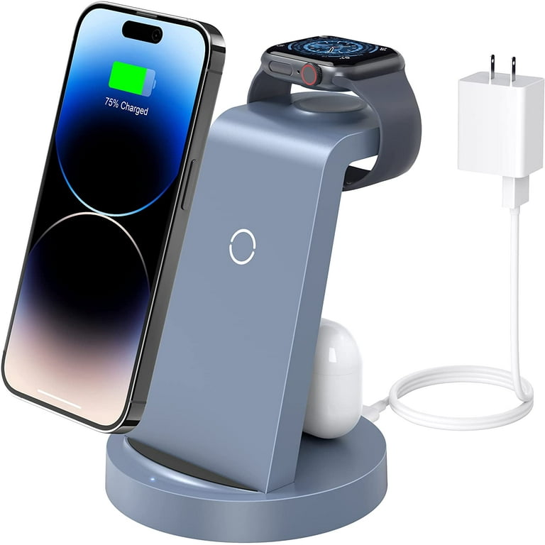3 en 1 Chargeur à Induction Apple Watch iPhone airpods