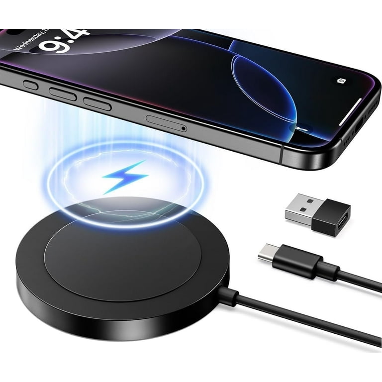 ETEPEHI Wireless Charger, Portable Fast Charging Pad for iPhone 16