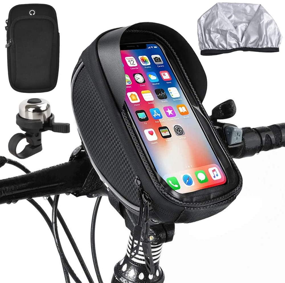 Ebike Accessories Waterproof Bike Phone Bag Frame Mount Pouch