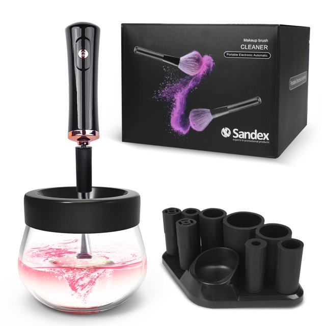 ETEPON Electric Makeup Brush Cleaner & Dryer,Automatic Brush Spinner