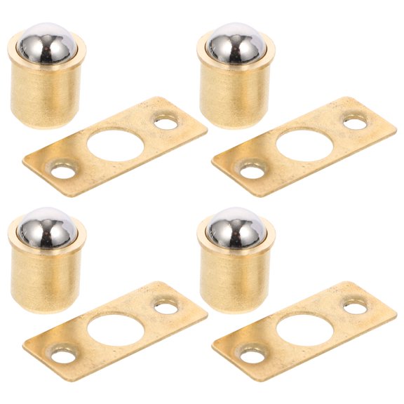 ETEREAUTY 10 Pcs Cabinet Door Spring Latch Copper Adjustable Tension for Furniture Components