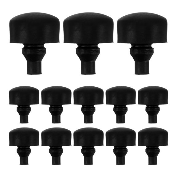 ETEREAUTY 100Pcs Black Rubber Engine Mount Cushion for Motorcycle Frame Hanger with Shock Absorber