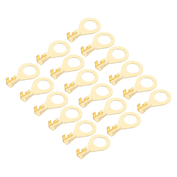 ETEREAUTY 100Pcs Heavy Duty Copper Wire Lugs Kit for Electrical Cables with Easy Installation and Reusable Design