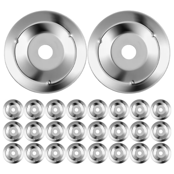 ETEREAUTY 100Pcs Plated Silver Percussion Drum Cymbal Rings Reliable Cymbal Replacement Parts for Jazz and Crash Cymbals