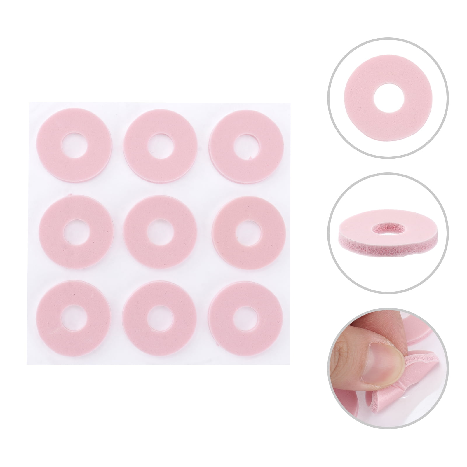 ETEREAUTY 108 Count Soft Foam Callus Cushions Oval Corn Cushion Pads