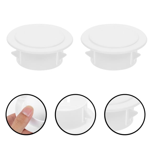 ETEREAUTY 10Pcs Hand Rail Base Trim Cover Plastic Escutcheon for Wall Air Conditioner Hole