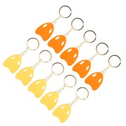 ETEREAUTY 10Pcs Floating Surfboard Charm Keychain for Water Sports Lovers with Assorted Color for Easy Spotting