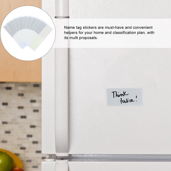 ETEREAUTY 120Pcs Colored Labels Stickers Multipurpose Self Adhesive Name Tag Decals for Decoration