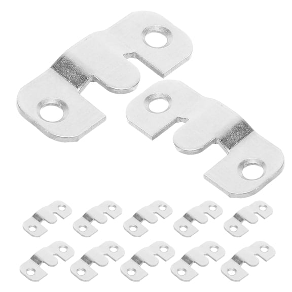 ETEREAUTY 12Pcs Stainless Steel Furniture Hanging Brackets for Modular Couch Sectional Connectors