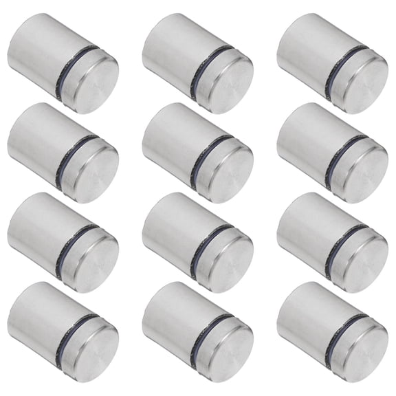 ETEREAUTY 12Pcs Stainless Steel Decorative Glass Fixing Screws for Acrylic and Tile Mounting