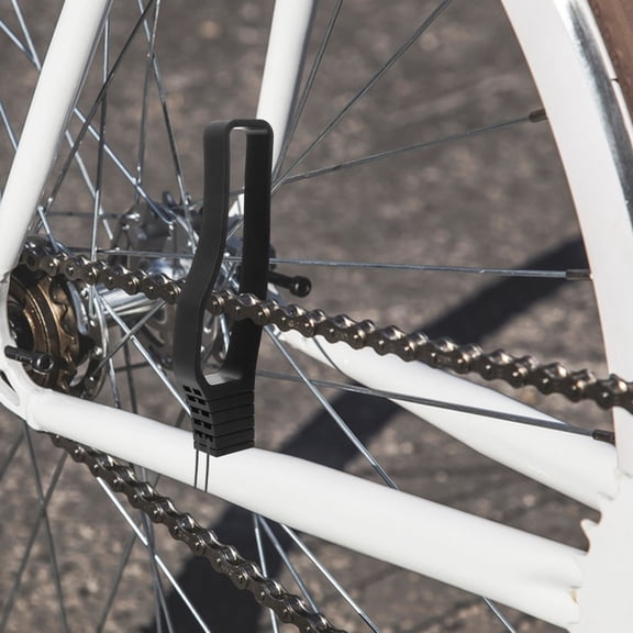 ETEREAUTY 1Pair Black Bike Frame Protector with Easy Install Chain Guard for Mountain and Road Bikes