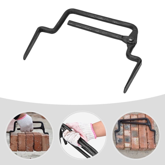ETEREAUTY 1Pc Creative Brick Lifting Clamp with Solid Rivet for Efficient Outdoor Brick Moving