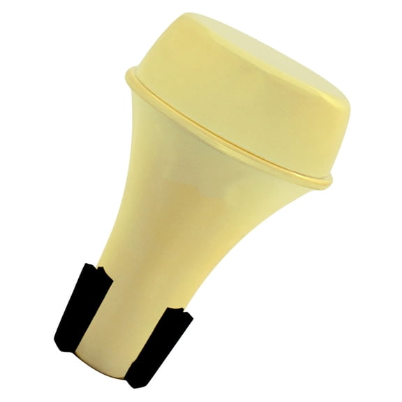 ETEREAUTY Golden ABS Trumpet Mute for Practice, Reduces Volume, Portable and Durable