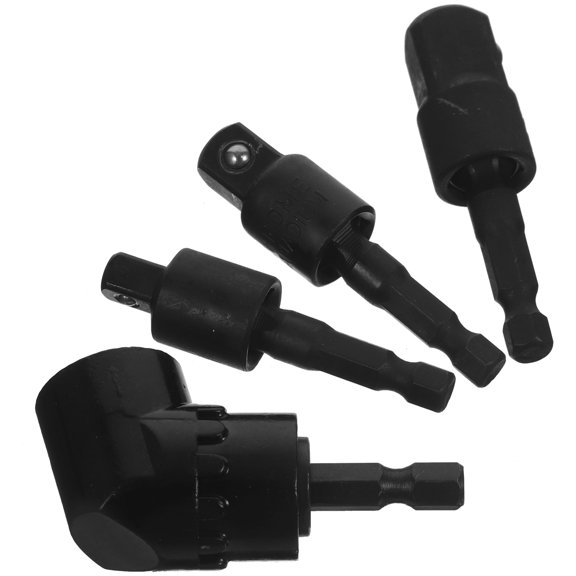 ETEREAUTY 1Set Durable Chrome Vanadium Steel Right Angle Drill Attachment for Tight Spaces
