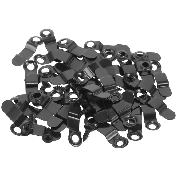ETEREAUTY 1Set Sturdy Iron Picture Frame Hardware Backing Clips for Hanging Photos and Drawings