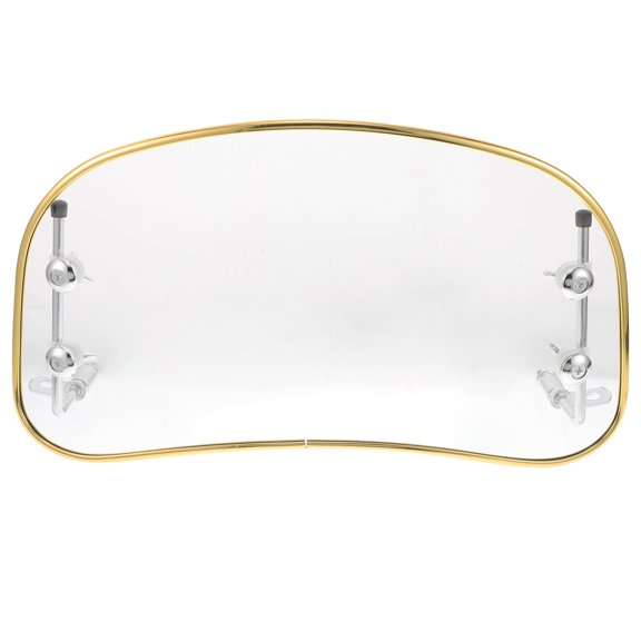 ETEREAUTY 1Set Transparent Motorcycle Windshield Wind Deflector for Scooter Moped and Bike