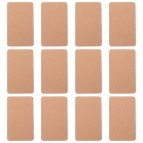ETEREAUTY 200-Pack Kraft Paper Cards with Vintage Texture, Small Blank Note Cards for Custom Vocabulary and Study Writing