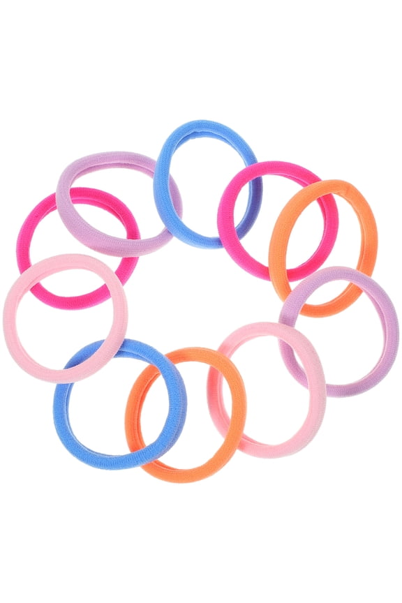 20Pcs Elastic Hair Ties with Wool Fabric Assorted Colors Durable for Home Use and Outdoor Events