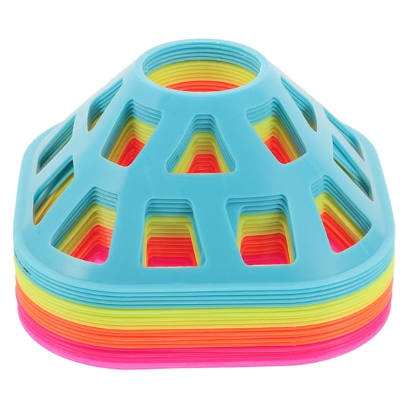 ETEREAUTY Etereautey Agility Training Markers Assorted Color Pe for Sports Drills