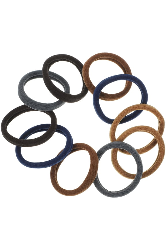 20Pcs Wool Fabric Hair Ties Assorted Colors Elastic Ponytail Holders for Home Use