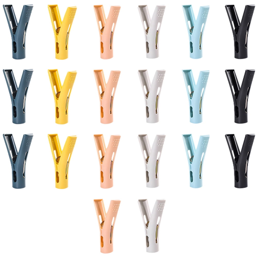 ETEREAUTY 20Set Plastic Clothes Pegs for Outdoor Use with Stable Design ...