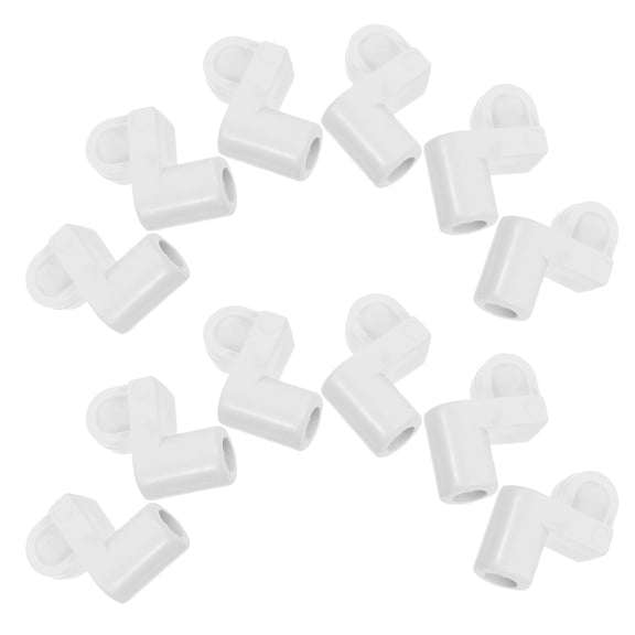 ETEREAUTY 24Pcs Universal Window Screen Clips Plastic White Strong Fixation for Mesh Screens
