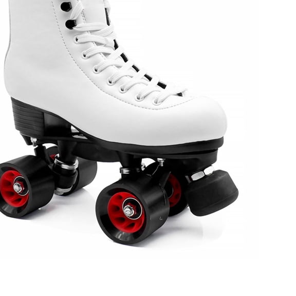 ETEREAUTY 2Pcs Black Rubber Adjustable Roller Skate Toe Stoppers Replacement Brake Accessories for Skates