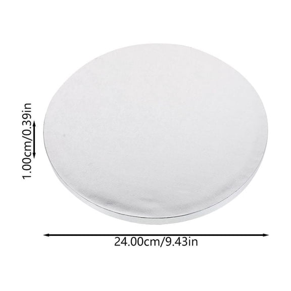 ETEREAUTY 2Pcs Aluminum Foil Cake Transfer Boards Convenient Cake Plates for Kitchen and Bakery Use