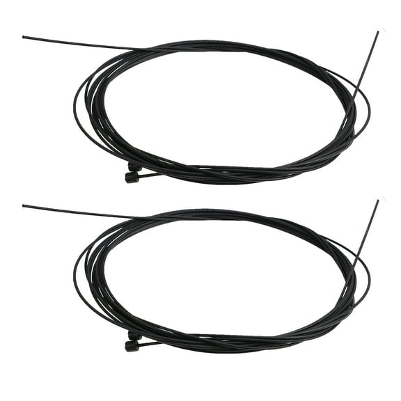 ETEREAUTY 2Pcs Bike Brake Part Stainless Steel Black Brake Wire Core for Riding