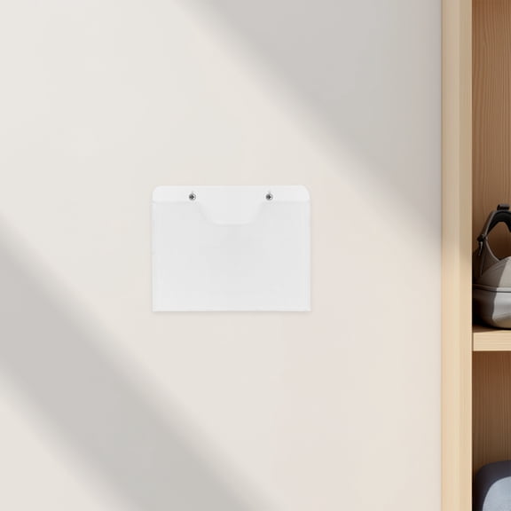 ETEREAUTY 2-Pack Clear Acrylic Wall Mount Literature Holders for Office Flyers, Brochures, and Pamphlet Display