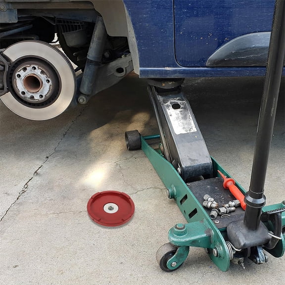 ETEREAUTY 2Pcs Durable Trailer Jack Stand with Horizontal Design and Universal Wheels for Stable Car Jack Wheel Support